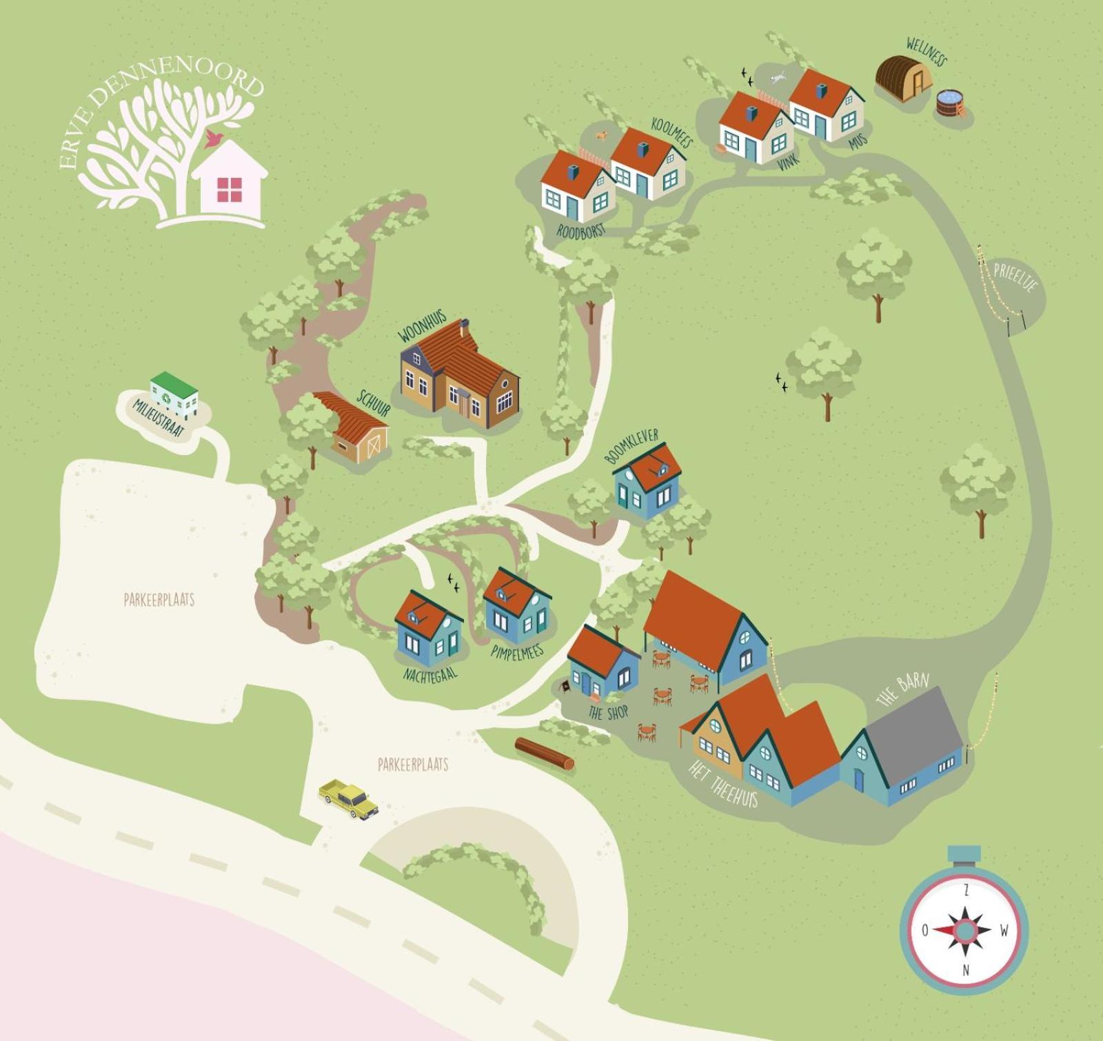 Erve Dennenoord Villa Vasse Buitenkant foto
